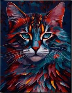 Diamentowa mozaika Kot w kolorach NO-1009430. Wydawca: Norimpex. Multiszop.pl Opakowanie Diamentowa mozaika Kot w kolorach NO-1009430