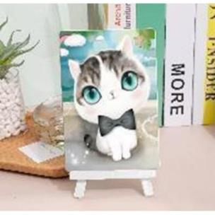 Opakowanie Diamentowa mozaika kotek w muszce +sztaluga NO-1007250