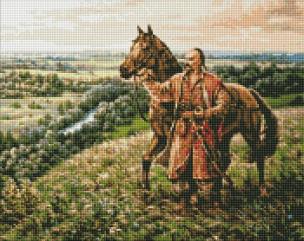 Opakowanie Diamentowa mozaika - Kozacki duch 40x50cm