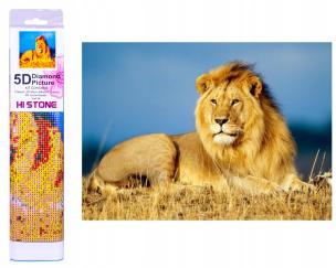 Diamentowa mozaika Lew NO-1004940. Wydawca: Norimpex. Multiszop.pl Opakowanie Diamentowa mozaika Lew NO-1004940