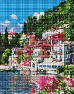 Opakowanie Diamentowa mozaika - Magiczne jezioro Como 40x50cm