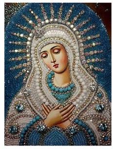 Diamentowa mozaika Matka boska NO-1006542. Wydawca: Norimpex. Multiszop.pl Opakowanie Diamentowa mozaika Matka boska NO-1006542