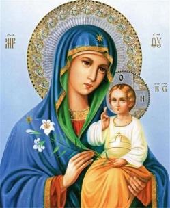 Diamentowa mozaika Matka boska z dzieciątkiem NO-1007122. Wydawca: Norimpex. Multiszop.pl Opakowanie Diamentowa mozaika Matka boska z dzieciątkiem NO-1007122