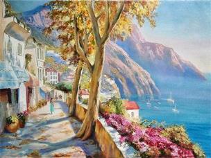 Opakowanie Diamentowa mozaika Miasteczko nad zatoką 60605