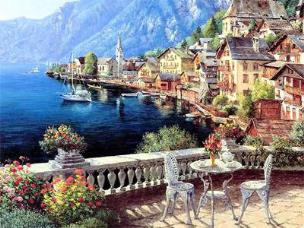 Opakowanie Diamentowa mozaika Miasteczko nad zatoką 60705