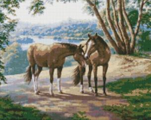 Opakowanie Diamentowa mozaika - Na spacerze 40x50cm