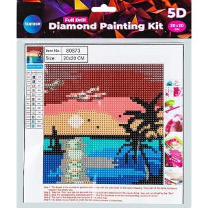 Diamentowa mozaika pełna - Beach 20x20 80873. Wydawca: Centrum. Multiszop.pl Opakowanie Diamentowa mozaika pełna - Beach 20x20 80873
