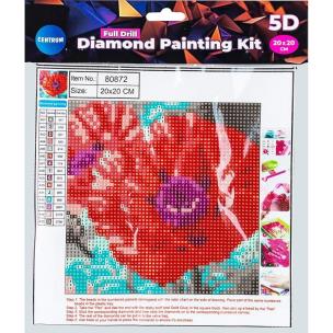 Diamentowa mozaika pełna - Flower 20x20 80872. Wydawca: Centrum. Multiszop.pl Opakowanie Diamentowa mozaika pełna - Flower 20x20 80872