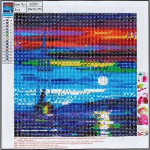 Diamentowa mozaika pełna - Sea 30x30 80887. Wydawca: Centrum. Multiszop.pl Opakowanie Diamentowa mozaika pełna - Sea 30x30 80887