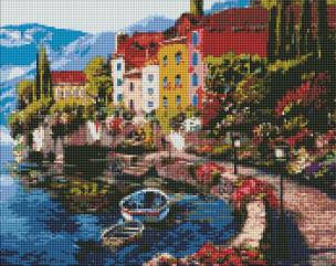 Opakowanie Diamentowa mozaika - Poranek nad jeziorem 40x50cm