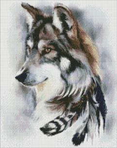 Opakowanie Diamentowa mozaika - Przywódca stada 40x50cm