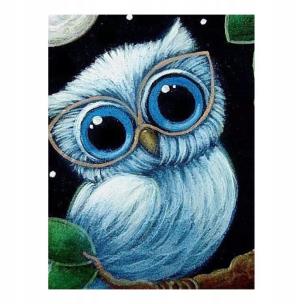 Opakowanie Diamentowa mozaika sowa biała +sztaluga NO-1007251