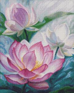 Opakowanie Diamentowa mozaika - Światło na stawie 40x50cm