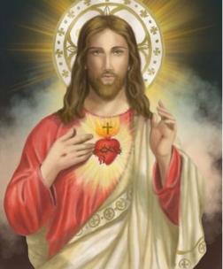 Diamentowa mozaika święte Jezus z sercem NO-1006984. Wydawca: Norimpex. Multiszop.pl Opakowanie Diamentowa mozaika święte Jezus z sercem NO-1006984