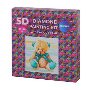 Diamentowa mozaika w ramce - Miś 20x20 89774. Wydawca: Panta Plast. Multiszop.pl Opakowanie Diamentowa mozaika w ramce - Miś 20x20 89774