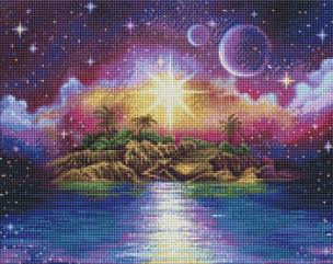 Opakowanie Diamentowa mozaika - Wyspa marzeń 40x50cm