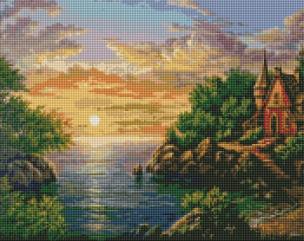 Opakowanie Diamentowa mozaika - Zachód słońca 40x50cm