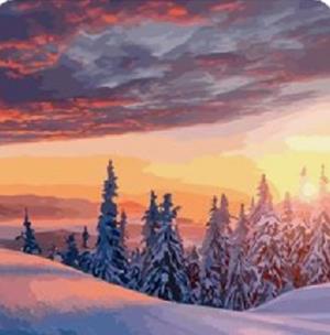 Opakowanie DIAMENTOWA MOZAIKA ZIMA WIDOK Z GÓRSKIEGO SZLAKU NO-2000737