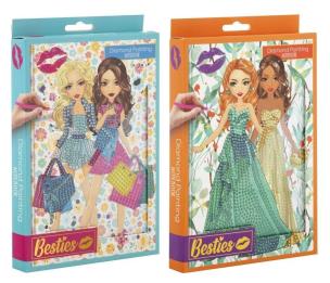 Opakowanie Diamentowy notatnik A5 oprawa twarda mix