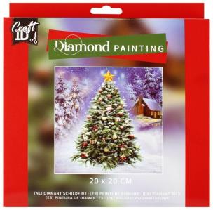 Opakowanie Diamentowy obraz - Choinka 20x20cm