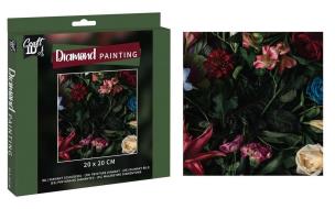 Opakowanie Diamentowy obraz - Kwiaty 20x20cm