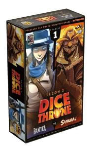 Dice Throne 2 Starcie 1: Banitka vs Samuraj. Wydawca: Lucky Duck Games Polska. Multiszop.pl Opakowanie Dice Throne 2 Starcie 1: Banitka vs Samuraj
