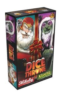 Dice Throne: Mikołaj vs Krampus. Wydawca: Lucky Duck Games Polska. Multiszop.pl Opakowanie Dice Throne: Mikołaj vs Krampus