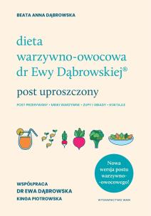 Okładka książki Dieta warzywno-owocowa dr Ewy Dąbrowskiej Post uproszczony