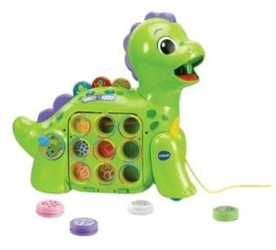 Dino Łakomczuszek VTECH. Wydawca: Vtech. Multiszop.pl Opakowanie Dino Łakomczuszek VTECH