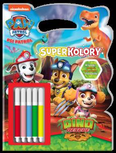 Okładka książki Dino Rescue. Psi Patrol. SuperKolory