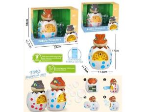 Opakowanie Dino w jajku na baterie puszczający bańki