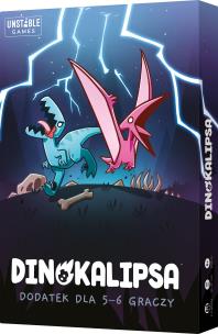 Dinokalipsa: Dodatek dla 5-6 graczy. Wydawca: Rebel. Multiszop.pl Opakowanie Dinokalipsa: Dodatek dla 5-6 graczy