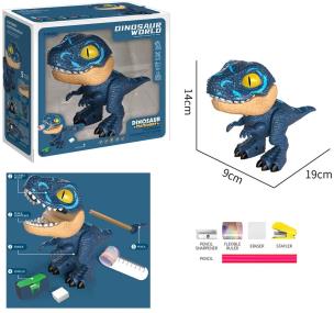 Opakowanie Dinozaur przybornik szkolny temperówka