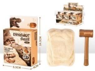 Opakowanie Dinozaur skamielina z tabliczką
