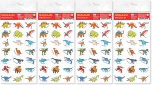 Opakowanie Dinozaury 01 Naklejki