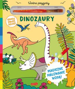 Dinozaury. Akademia mądrego dziecka. Wodne przygody. Autor: Opracowanie zbiorowe. Multiszop.pl Okładka książki Dinozaury. Akademia mądrego dziecka. Wodne przygody