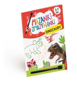 Okładka książki Dinozaury. Mazanki-zmazywanki