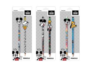 Opakowanie DISNEY FASHION - OŁÓWKI Z GUMOWĄ NAKŁADKĄ 2 SZT. MIX BLISTER /MICKEY MOUSE /12/