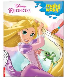 Disney księżniczka Maluj wodą MW-9120. Autor: Opracowanie zbiorowe. Multiszop.pl Okładka książki Disney księżniczka Maluj wodą MW-9120