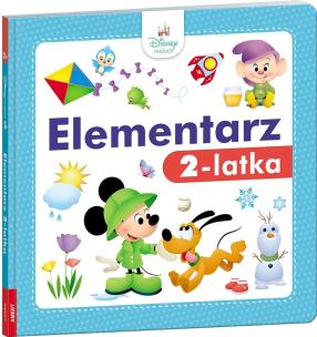 Okładka książki Disney Maluch. Elementarz 2-latka
