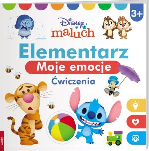 Disney Maluch Elementarz emocje Ćwiczenia HOP-9204. Autor: Opracowanie zbiorowe. Multiszop.pl Okładka książki Disney Maluch Elementarz emocje Ćwiczenia HOP-9204
