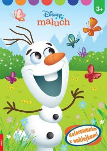 Okładka książki Disney maluch Kolorowanka z naklejkami NA-9205