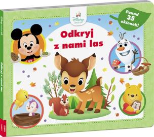 Okładka książki Disney Maluch Odkryj z nami las OK-9202