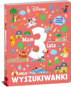 Okładka książki Disney Moje Wyszukiwanki mam 3 lata SFM-9101
