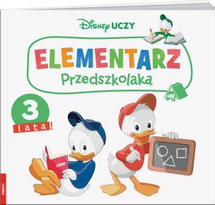 Okładka książki Disney Uczy. Elementarz przedszkolaka. 3 lata