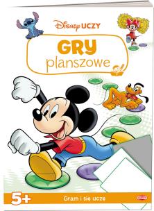 Okładka książki Disney Uczy. Gry planszowe