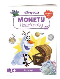 Okładka książki Disney Uczy. Kraina Lodu. Monety i banknoty