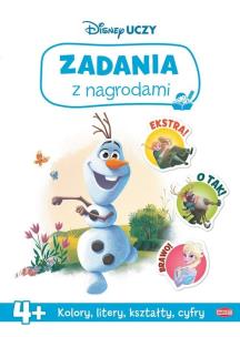 Disney Uczy. Kraina lodu. Zadania z nagrodami. Autor:   Praca zbiorowa. Multiszop.pl Okładka książki Disney Uczy. Kraina lodu. Zadania z nagrodami