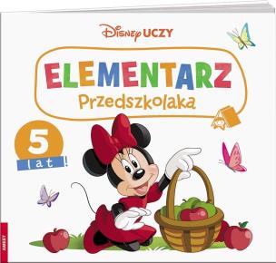 Okładka książki Disney uczy Minnie Elementarz przedszkolaka 5 lat UEP-9307