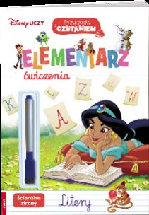 Okładka książki Disney uczy mix Elementarz ćwiczenia Litery USL-9303